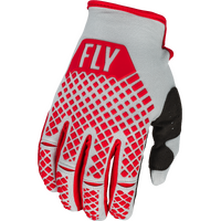 FLY 2023 Kinetic Red/Grey Youth Gloves