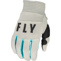 FLY 2023 F-16 Light Grey/Sky Blue Youth Gloves