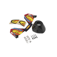 FMF Racing RCT Carbon Replacement End Cap Kit for Powercore 4/Q4/Factory 4.1 RCT Mufflers