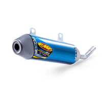 FMF Racing Powercore 2.1 Shorty Blue Anodized Titanium Silencer Muffler w/Titanium End Cap for KTM/Husqvarna/Gas Gas Models
