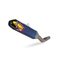 FMF Racing Factory 4.1 RCT Blue Anodized Titanium Slip-On Muffler w/Carbon End Cap for Yamaha WR450F 2020