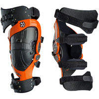 Asterisk Cell Orange Knee Braces [Size:SM]