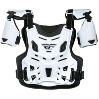 FLY Revel Roost White Youth Offroad Guards