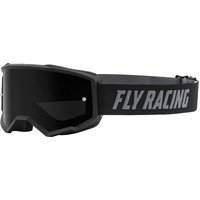 FLY Zone Youth Goggles Black w/Dark Smoke Lens w/Post