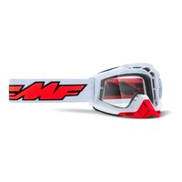 FMF Vision Powerbomb Goggles Rocket White w/Clear Lens