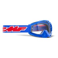 FMF Vision Powerbomb OTG Goggles Rocket Blue w/Clear Lens