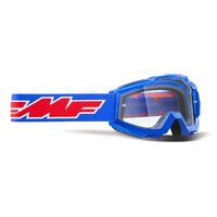 FMF Vision Powerbomb Youth Goggles Rocket Blue w/Clear Lens