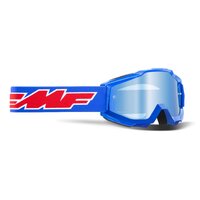 FMF Vision Powerbomb Youth Goggles Rocket Blue w/Mirror Blue Lens