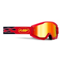 FMF Vision Powercore Goggles Flame Red w/Mirror Red Lens