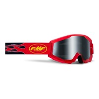 FMF Vision Powercore Goggles Flame Red w/Smoke Lens