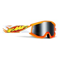 FMF Vision Powercore Youth Goggles Assault Grey w/Mirror Silver Lens