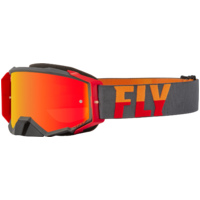 FLY Zone Pro Goggles Grey/Red w/Orange/Red Mirror Lens