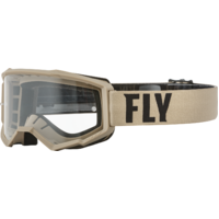 FLY Focus Goggles Khaki/Brown w/Clear Lens
