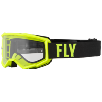 FLY Focus Youth Goggles Hi-Vis/Black w/Clear Lens