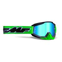 FMF Vision Powerbomb Goggles Rocket Lime w/Mirror Green Lens