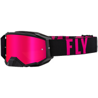FLY 2023 Zone Pro Goggles Black/Pink w/Pink Mirror/Smoke Lens