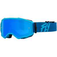 FLY 2023 Zone Goggles Blue w/Sky Blue Mirror/Smoke Lens
