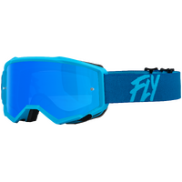 FLY 2023 Zone Youth Goggles Blue w/Sky Blue Mirror/Smoke Lens