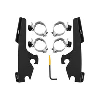 Memphis Shades MEM-MEB8968 Batwing Fairing Trigger-Lock Mounting Hardware Black for FX Softail 84-15/Dyna Wide Glide 93-05