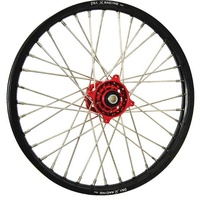 DNA Rear MX Wheel 16x1.85 - Honda CRF150 - Black/Red For Motocross Use