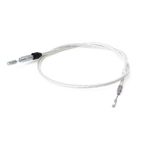 Magnum Shielding MS-323418HE Sterling Chromite Upper Clutch Cable 52" TL=2-5/16" Std End for Softail 18-Up/FLH 21-Up