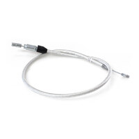 Magnum Shielding MS-32344HE Sterling Chromite Upper Clutch Cable 38" TL=2-5/16" Std End for Softail 18-Up/FLH 21-Up