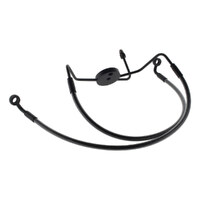 Magnum Shielding MS-47005 Black Pearl Lower Front Brake Line w/T-Piece for Touring 84-07 w/Dual Front Calipers