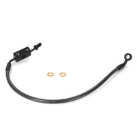 Magnum Shielding MS-AS47007 Black Pearl Stock Length Lower Front Brake Line for Sportster 14-21 w/Single Front Disc Caliper