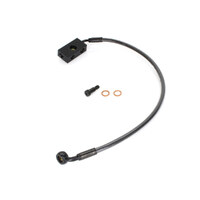 Magnum Shielding MS-AS47027 Black Pearl Stock Length Lower Front Brake Line for Softail 18-Up