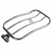 Motherwell Products MWL-118 Solo Seat Luggage Rack Chrome for Low Rider/Sport Glide 18-Up