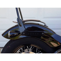 Motherwell Products MWL-136-18 Solo Seat Luggage Rack Chrome for Street Bob 18-Up/Standard 20-Up