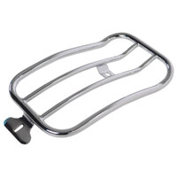 Motherwell Products MWL-151-018 Solo Seat Luggage Rack Chrome for Softail Slim 18-21