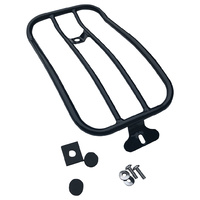 Motherwell Products MWL-151-018GB Solo Seat Luggage Rack Black for Softail Slim 18-Up