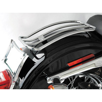 Motherwell Products MWL-530 Solo Seat Luggage Rack Chrome for most Dyna 06-17