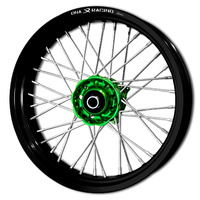 DNA Front Wheel 17 x 3.50 - Kawasaki KX125/250KXF250/450 (06-11) - Black/Green