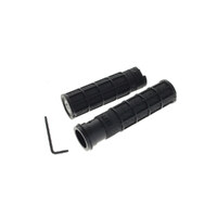 Odi Grips ODI-V21ITW-BB Replacement Rubbers for Hart-Luck Full Waffle Lock-On Handgrips Black for Indian Touring 18-Up