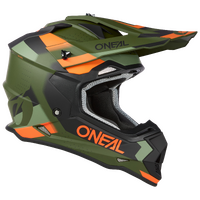 Oneal 2023 2 SRS Spyde V.23 Green/Black/Orange Helmet