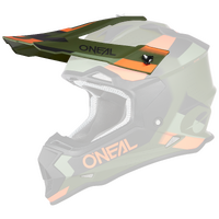 Oneal Replacement Peak for 2023 2 SRS Spyde V.23 Green/Black/Orange Helmet