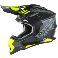Oneal 2022 2 SRS Rush V.22 Grey/Neon Yellow Youth Helmet