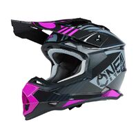Oneal 2022 2 SRS Rush V.22 Black/Pink Youth Helmet