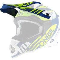 Oneal Replacement Peak for 2020 2 SRS Spyde 2.0 Blue/White/Yellow Helmet