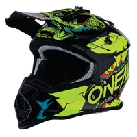 Oneal 2023 2 SRS Villain Neon Yellow Youth Helmet