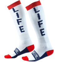 Oneal Pro MX Moto Life White/Red/Blue Socks