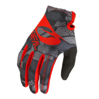 Oneal 2023 Matrix Camo V.22 Black/Red Youth Gloves