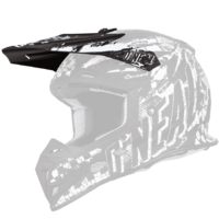 Oneal Replacement Peak for 2020 5 SRS Rider Black/White Helmet