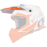 Oneal Replacement Peak for 2020 5 SRS Trace White/Orange Helmet