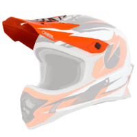 Oneal Replacement Peak for 2020 3 SRS Riff Orange Youth Helmet