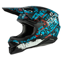 Oneal 2021 3 SRS Ride Black/Blue Helmet