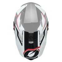 Oneal Replacement Peak for 2021 3 SRS Voltage Gloss Black/White Helmet