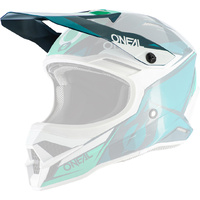 Oneal Replacement Peak for 2020 3 SRS Stardust Teal/Mint Helmet
